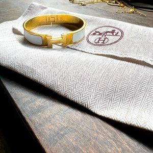 Hermes click clack bracelet